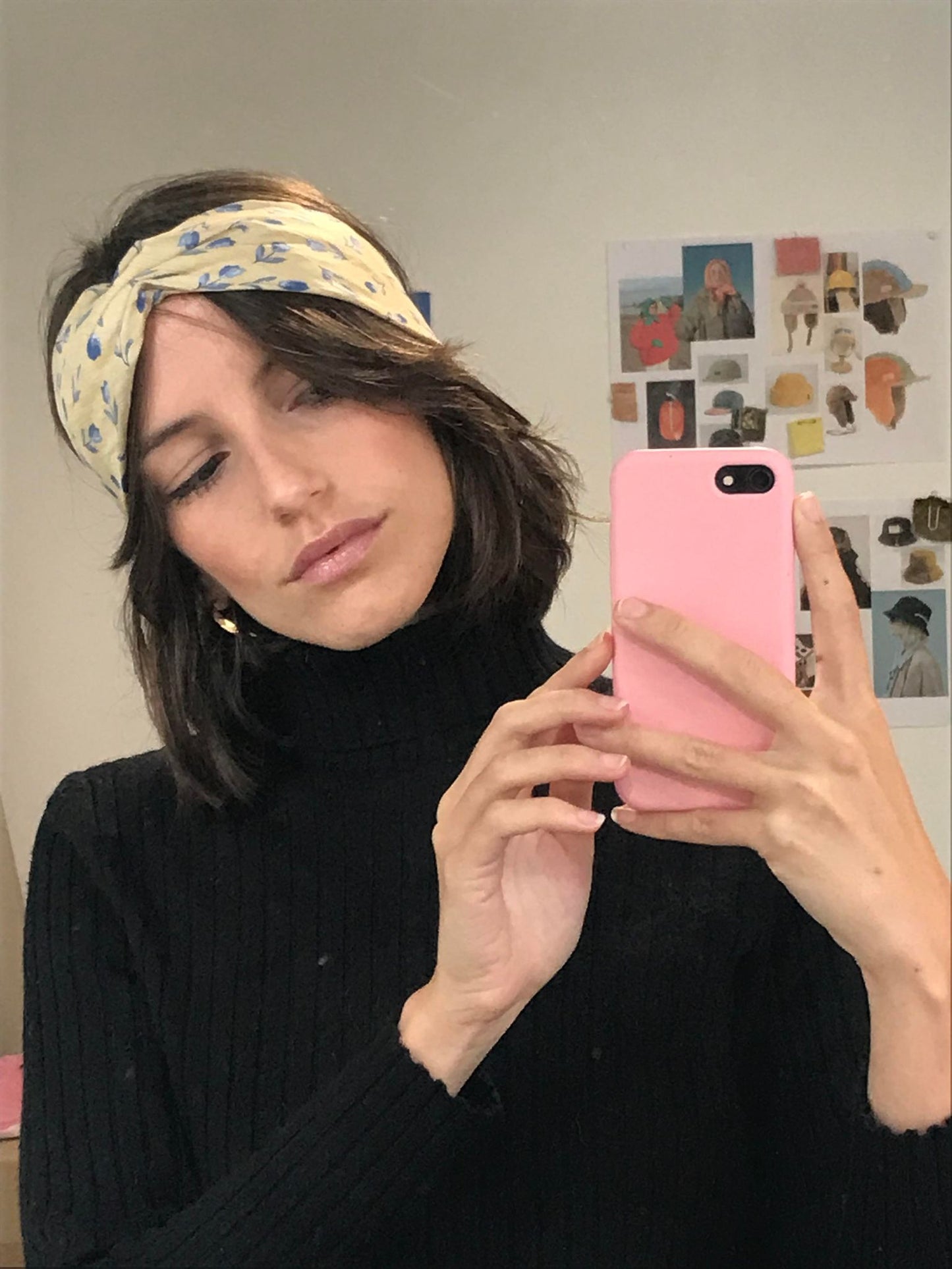 Bandeau cravate tulipes