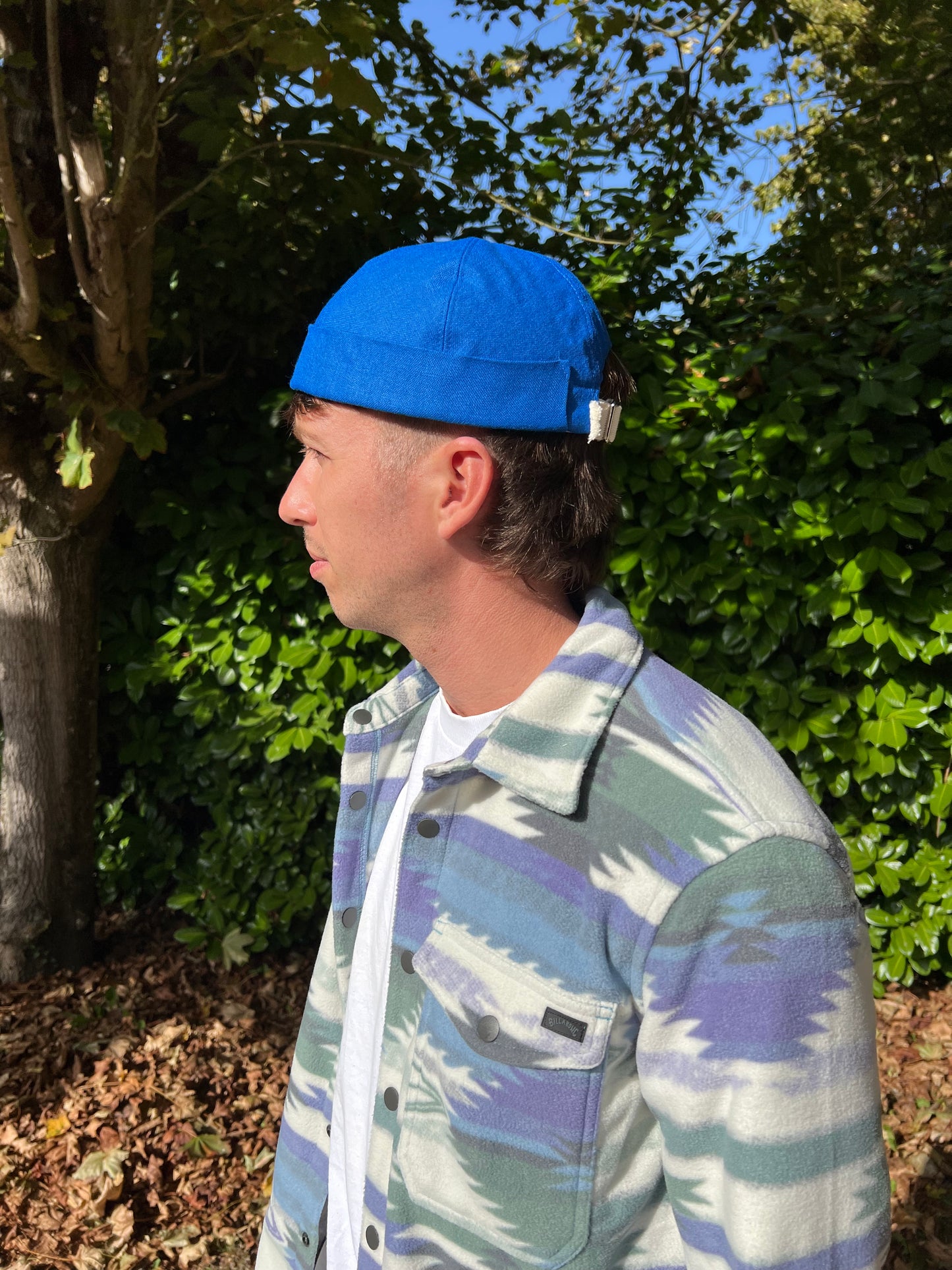 Docker bleu électrique