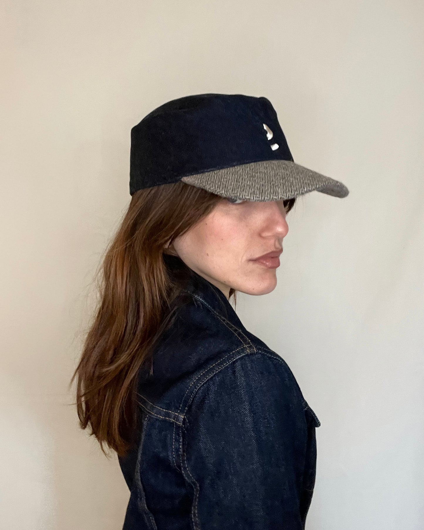 Casquette denim